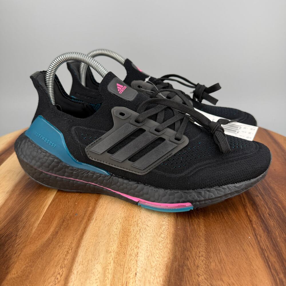 Adidas Ultraboost 21 Running Shoes FZ1921 Men's 6.5/ Women's 7.5 Carbon Black